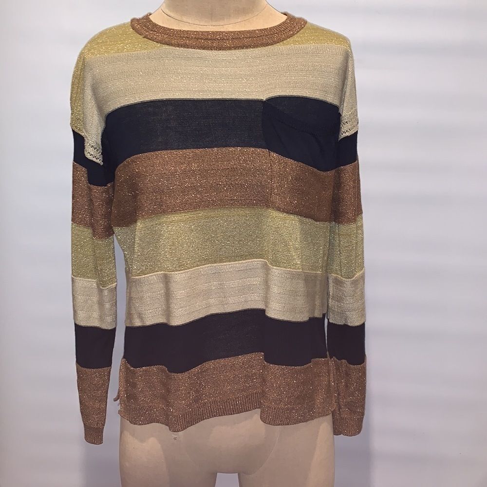 Dex metallic thread sweater, XS